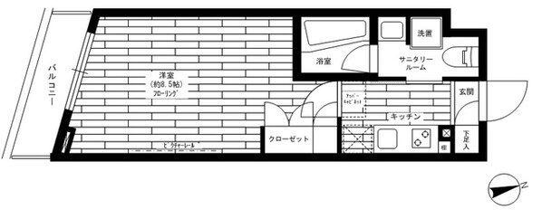 ステージグランデ用賀アジールコートの物件間取画像